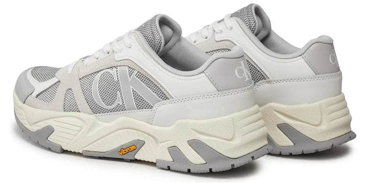 Calvin Klein Jeans Chunky Runner Sneakers Vibram Lth Mix - Footcourt Egypt