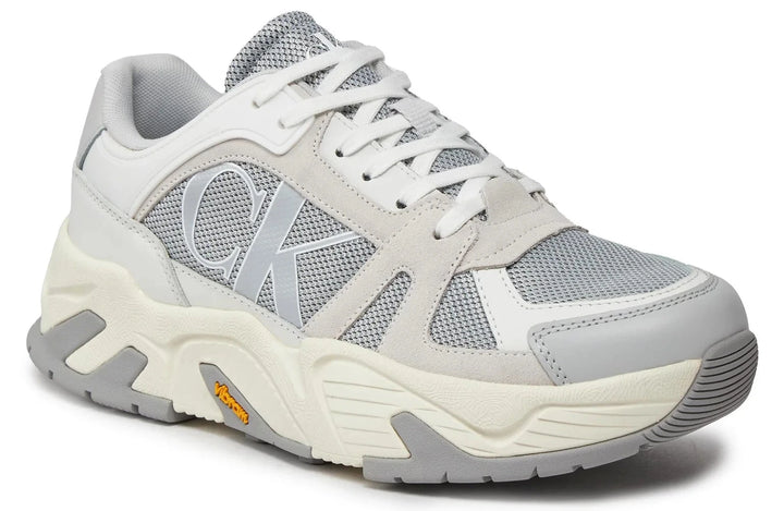 Calvin Klein Jeans Chunky Runner Sneakers Vibram Lth Mix - Footcourt Egypt