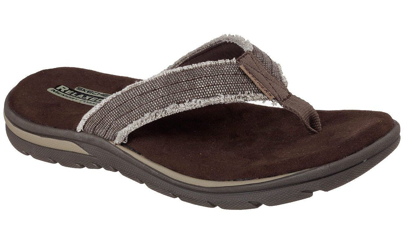 Skechers relaxed fit discount bosnia thong sandals