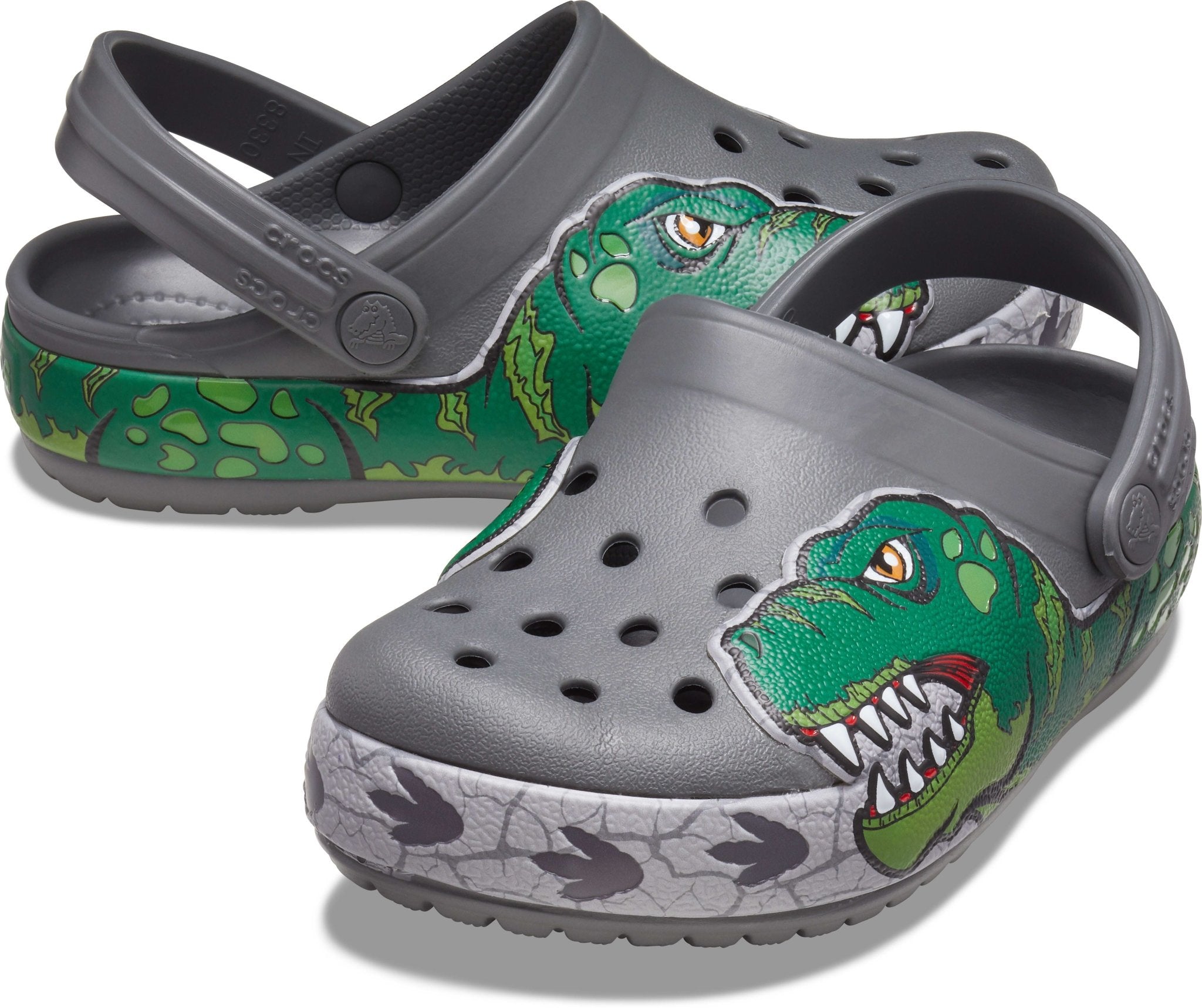 Dinosaur store crocs shoes