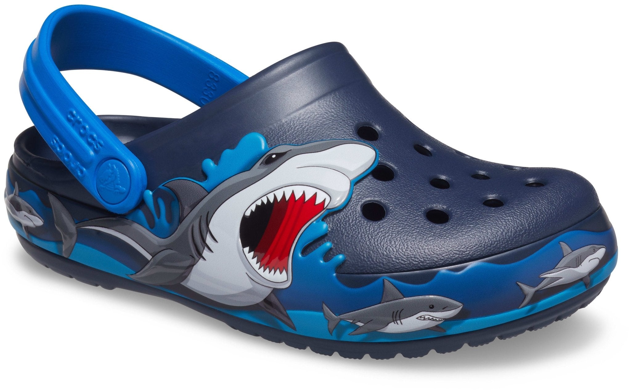 Shark crocs shop for toddlers